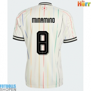 Billiga Japan Takumi Minamino #8 Bortatröja VM 2026 Kortärmad